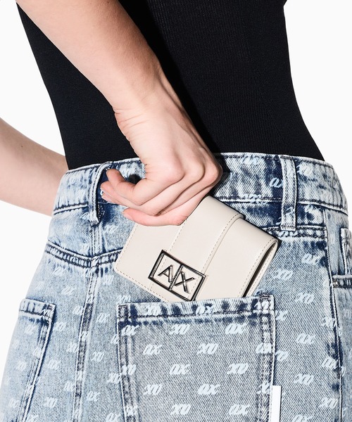 ARMANI EXCHANGE ミニ 二つ折り 二つ折り財布 財布 「A|X アルマーニ