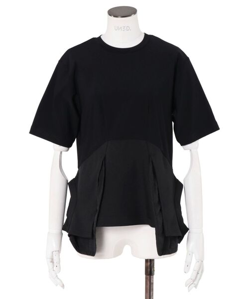 UN3D. tシャツ HOLE DETAIL T-SH「セットアップ着用可能