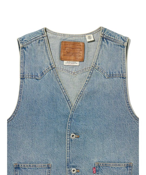 リーバイス　デニムベスト　ジレ　オーガニックコットン Levi's ベスト ジレ Levi's/リーバイス デニム ミディアム