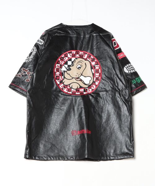 【‪GALFY‬】レーシングシャツ ブラック/中犬型(L)【ガルフィー】 GALFY】レーシングシャツ ブラック/中犬型(L)【ガルフィー