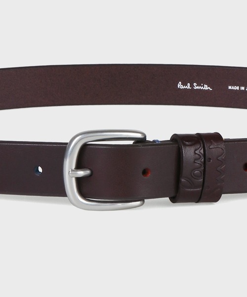 Paul Smith  ベルト　現行品　ツイストバックル　2連バックル　茶　美品 Paul Smith ベルト現行品ツイストバックル2連バックル茶美品