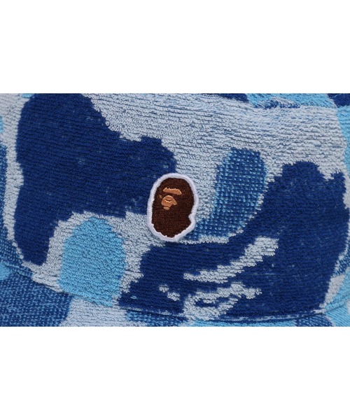 A BATHING APE 帽子 ハット ABC CAMO PILE JACQUARD BUCKET HAT