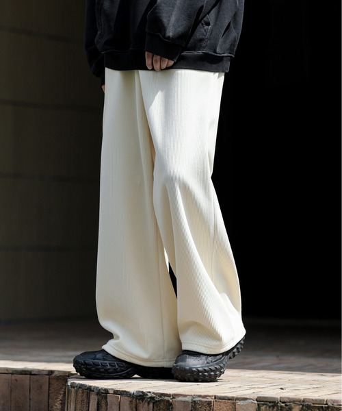 「neos」 「enjouemen」コーデュロイパンツ LARGE アイボリー メンズ_画像2