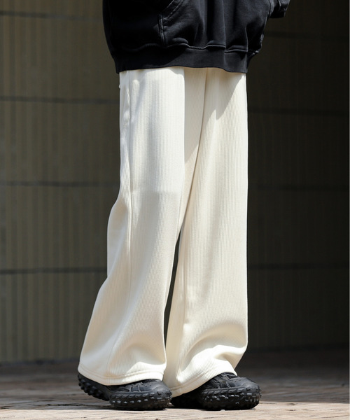 「neos」 「enjouemen」コーデュロイパンツ LARGE アイボリー メンズ_画像3