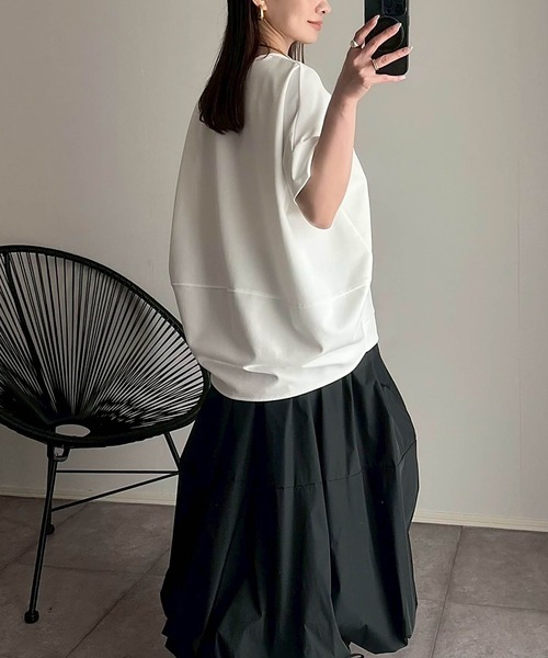Emma Taylor tシャツ ライトダンボールコクーンフォルムプル