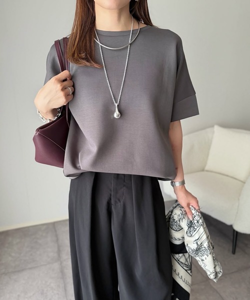 Emma Taylor（エマテイラー） tシャツ 半袖 「二の腕をしっかりカバー