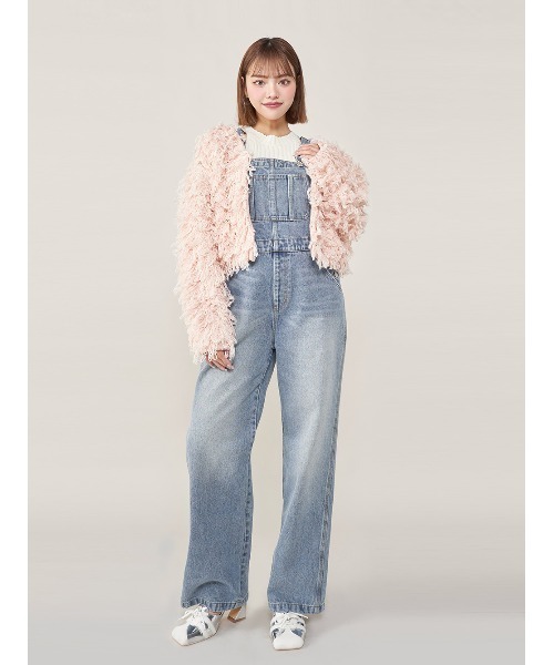 Darich カーディガン カラーループニットカーディガン レディース  