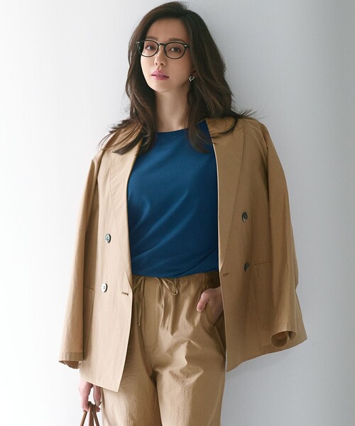 ジャケット テーラードジャケット 「洗える」MANTECO ブライト