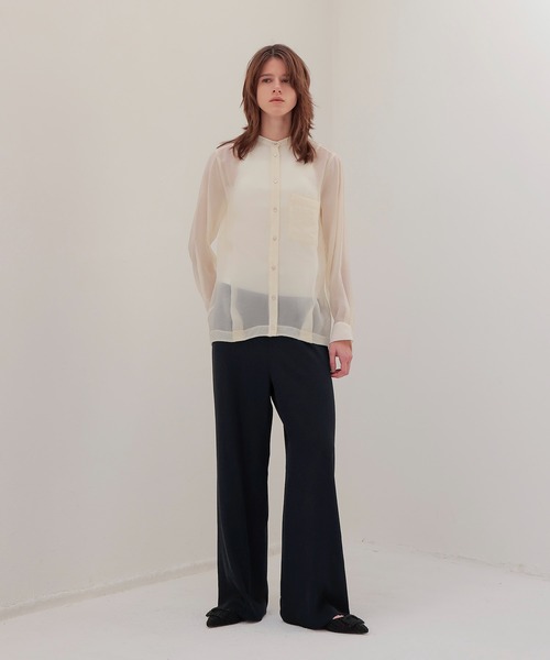 DRESSLAVE（ドレスレイブ） ブラウス シャツ soft bubble sheer shirt