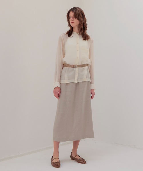 DRESSLAVE（ドレスレイブ） ブラウス シャツ soft bubble sheer shirt