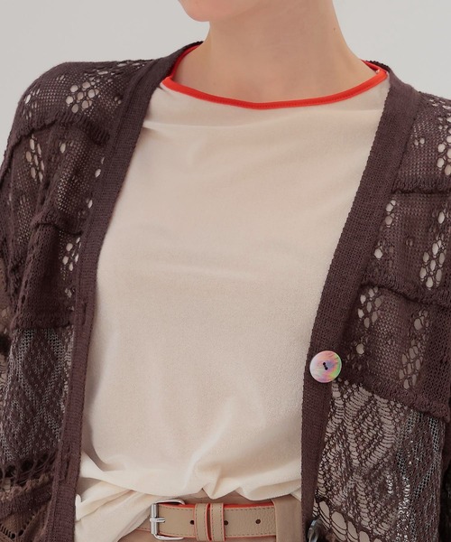 ODAKHA（オダカ） カーディガン ODAKHA / crazy lace knit cardigan