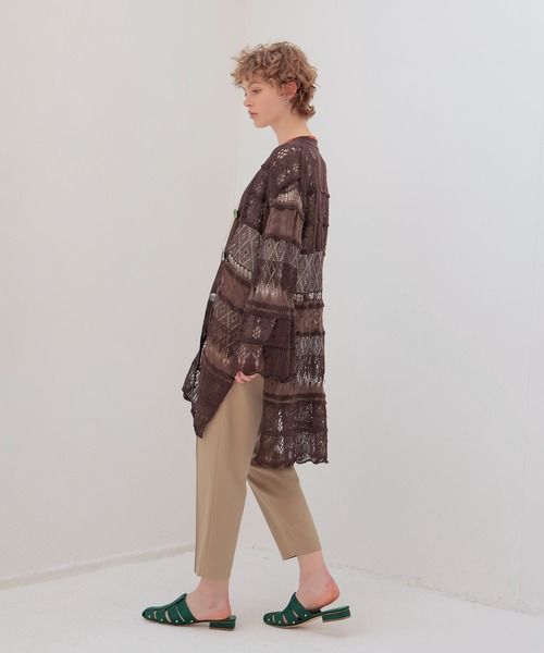 ODAKHA（オダカ） カーディガン ODAKHA / crazy lace knit cardigan