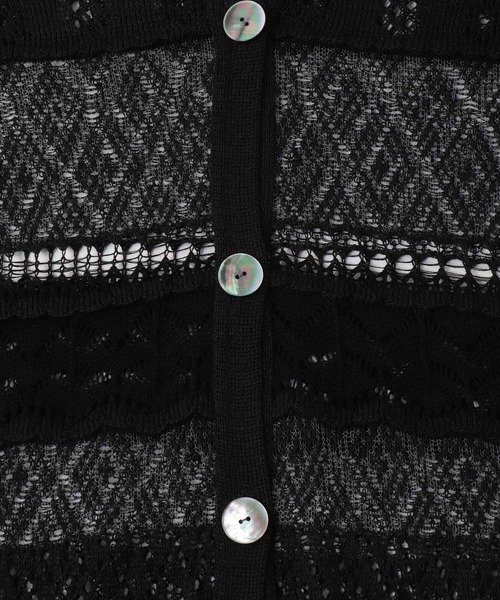 ODAKHA（オダカ） カーディガン ODAKHA / crazy lace knit cardigan