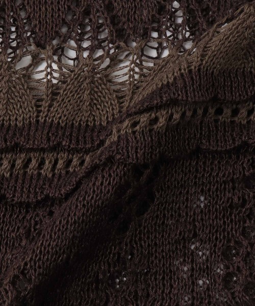 ODAKHA（オダカ） カーディガン ODAKHA / crazy lace knit cardigan