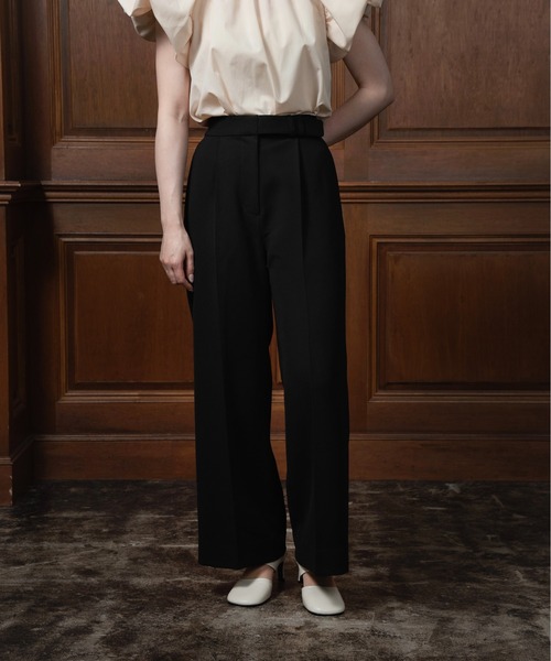 I_am（アイアム） パンツ belted pants / ベルテッドパンツ レディース