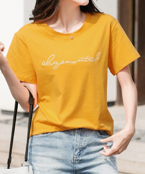 トップス Tシャツ Aライン クルーネック レース ステッチ S/M/L 楽天市場】Aライン（スタイル（ネック）クルーネック）（Tシャツ