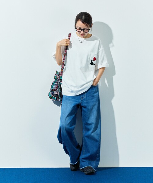 A.P.C 別注 フリークスストア リラックスフィット Tシャツ S FREAK'S STORE（フリークスストア） tシャツ 限定展開 リラックス