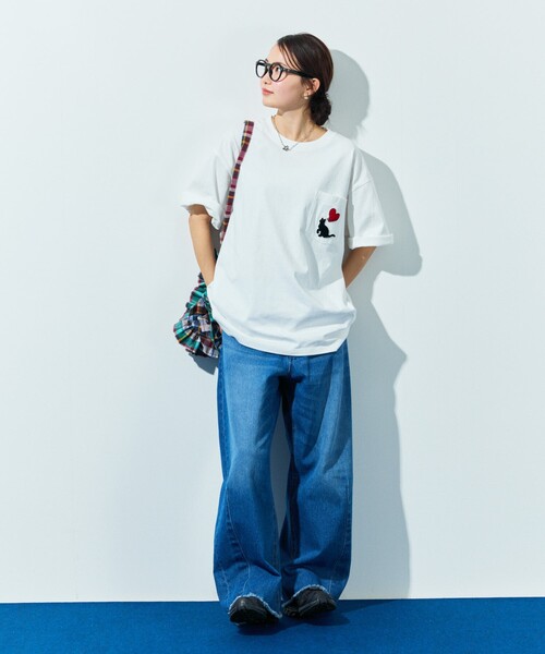 A.P.C 別注 フリークスストア リラックスフィット Tシャツ S FREAK'S STORE（フリークスストア） tシャツ 限定展開 リラックス