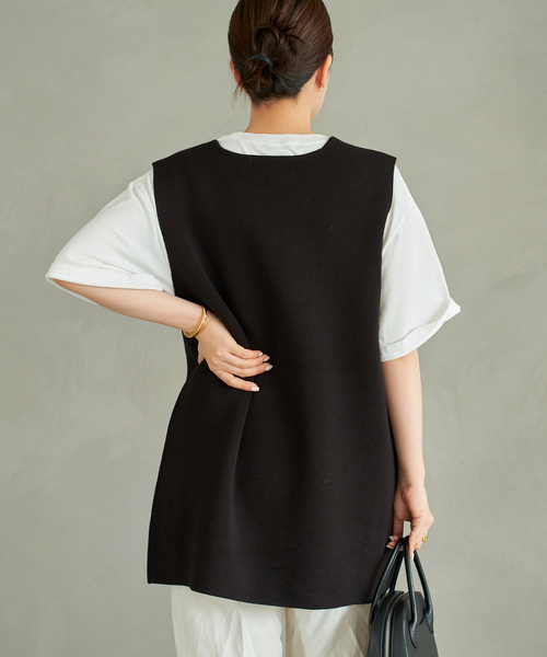 plage ベスト ジレ giza cotton smooth レディース : ZOZOTOWN