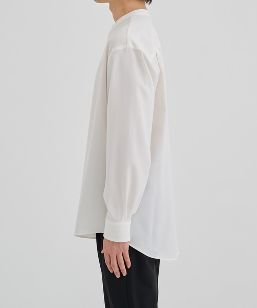 UNITED TOKYO シャツ DRY TORO ストレッチ バンドカラーシャツ