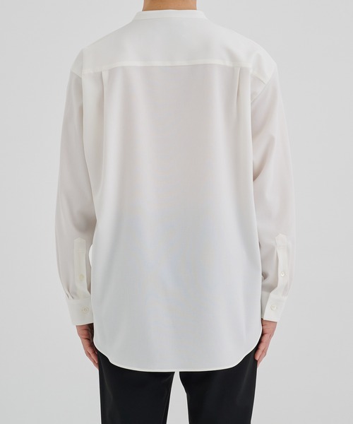 UNITED TOKYO シャツ DRY TORO ストレッチ バンドカラーシャツ
