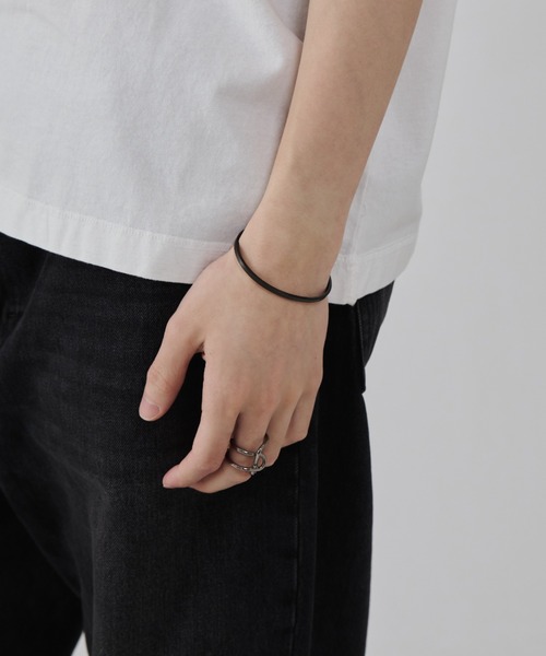 WYZ アレルギー対応 バングル 「 金属アレルギー対応 」simple bangle