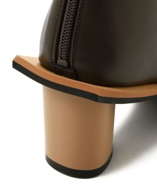 「AULA AILA」 ショートブーツ 35.5 オフホワイト レディース_画像7