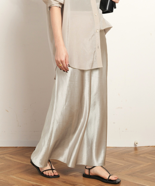 AP STUDIO☆ Metallic RIB スカート 