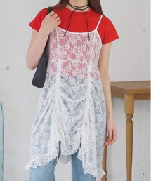 ワンピース レースドロストミニキャミワンピース｜ZOZOTOWN Yahoo!店