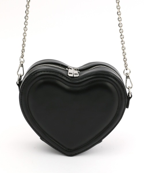 Heather（ヘザー） ショルダーバッグ バッグ フェイクレザーハートBAG