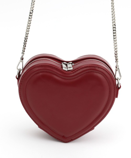 Heather（ヘザー） ショルダーバッグ バッグ フェイクレザーハートBAG