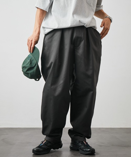 FREAK'S STORE チノパン 限定展開 ワイドシルエット テーパード