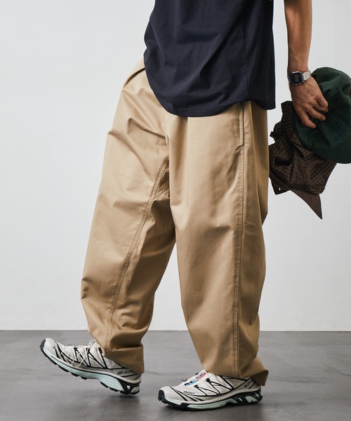 チノパン　パンツ MinoriTY チノパン 「MinoriTY」さらさらツイルテーパードパンツ