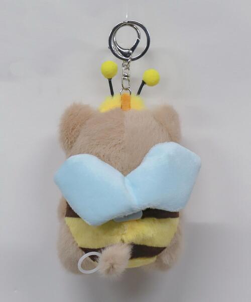 WEGO（ウィゴー） キーホルダー WEGO/みつばちわんこぬいぐるみ