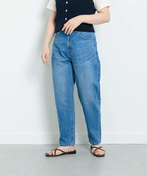 TONY今期新品NEEDBY80s ワイドテーパードデニムパンツ28ライトブルー NEEDBY heritage ニードバイ ヘリテージ デニムパンツ TONY