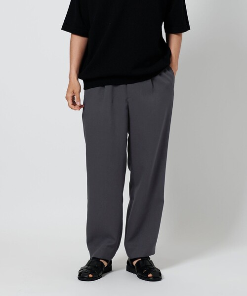 パンツ オックス TR 1プリーツ  カーム テーパード パンツ メンズ | BEAUTY＆YOUTH UNITED ARROWS | 07