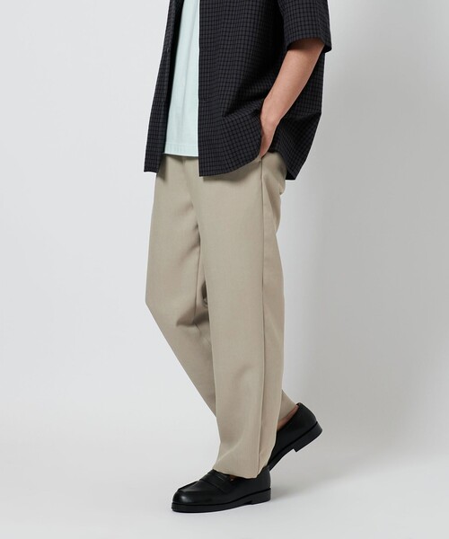 パンツ オックス TR 1プリーツ  カーム テーパード パンツ メンズ | BEAUTY＆YOUTH UNITED ARROWS | 09