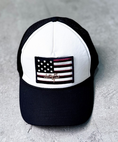 CALIFORNIA OUTFITTERS メッシュキャップ キャップ 帽子 5A9 星条旗