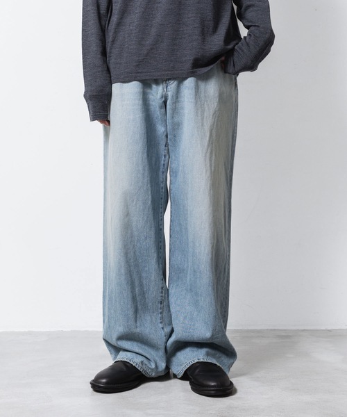 ATTACHMENT（アタッチメント） ワイドパンツ ジーンズ 11OZデニム 