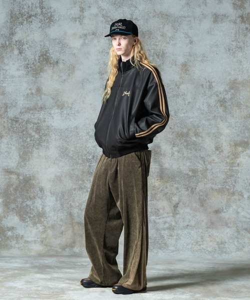 glamb（グラム） ブルゾン アウター Synth Leather Track Jacket