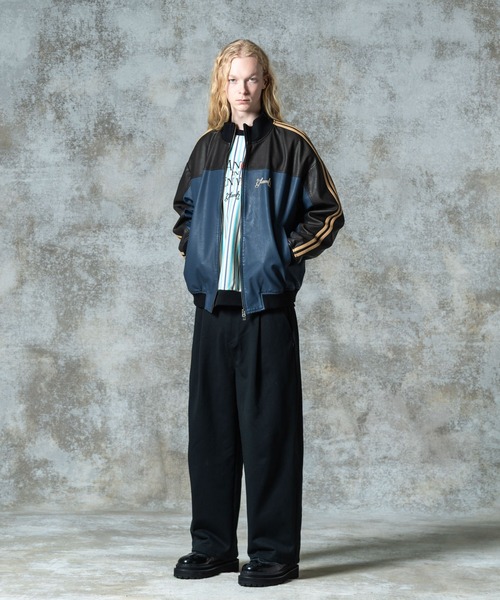 glamb（グラム） ブルゾン アウター Synth Leather Track Jacket