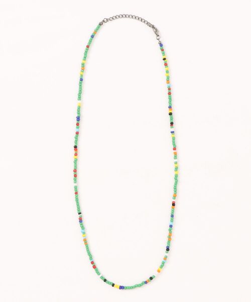 ネックレス an meets zakka ヒッピーテイストレトロアクリルビーズ