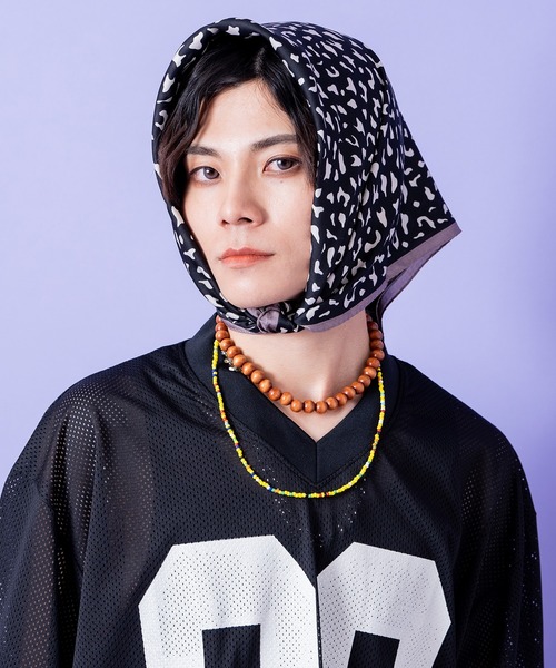 ネックレス an meets zakka ヒッピーテイストレトロアクリルビーズ