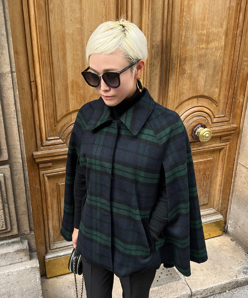 JENNE」 コート「BRIGITTE BARDOTコラボ」 MEDIUM グリーン レディース