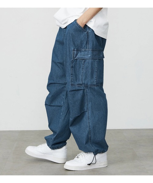 Lee（リー） ワイドパンツ カーゴパンツ Fleeasy CARGO メンズ