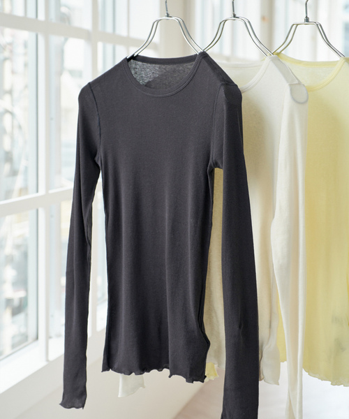 Spick＆Span 「Spick & Span」 長袖カットソー FREE アイボリー