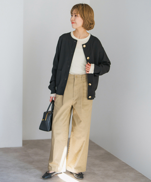 Spick＆Span 「Spick & Span」 長袖カットソー FREE アイボリー