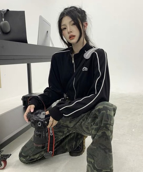 「SHEPP」 ブルゾン L ブラック レディース