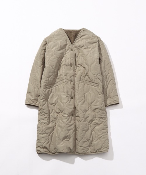 niko and…（ニコアンド） ノーカラーコート MEDIUM アイボリー