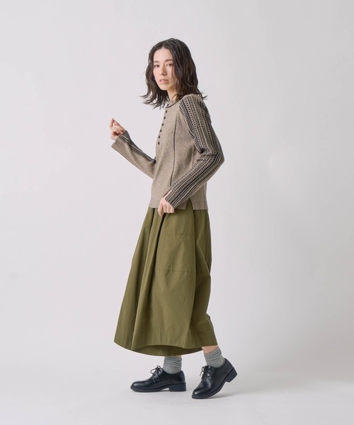 【kelen】未使用　タック　パンツ　ベージュ Kelen パンツ 「KELEN / ケレン」ボリュームデザインパンツ